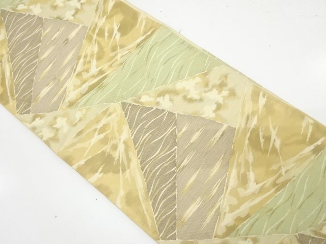 JAPANESE FUKURO OBI / WOVEN WAVY STRIPE